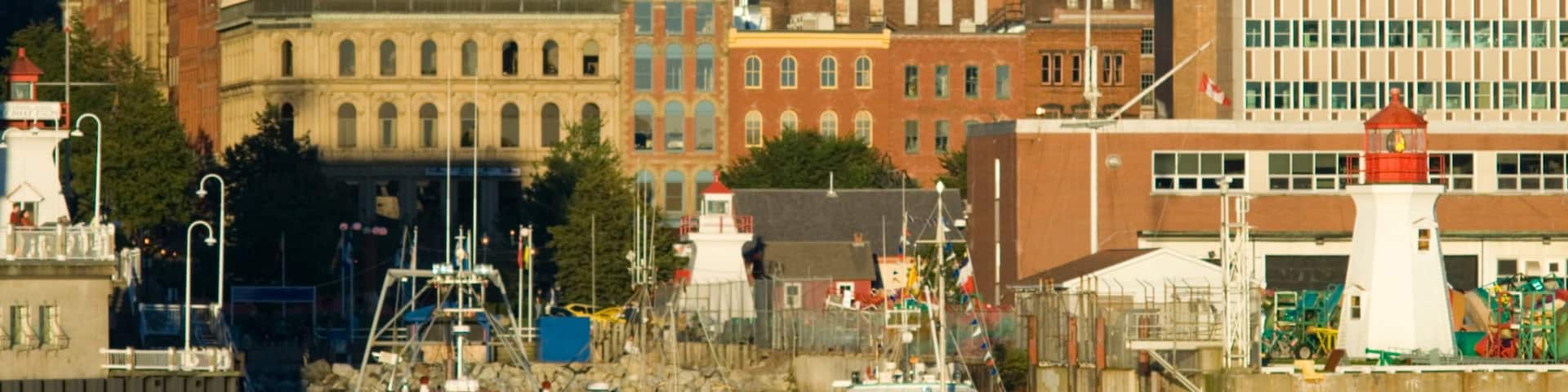 Saint John featuring a city and a marina