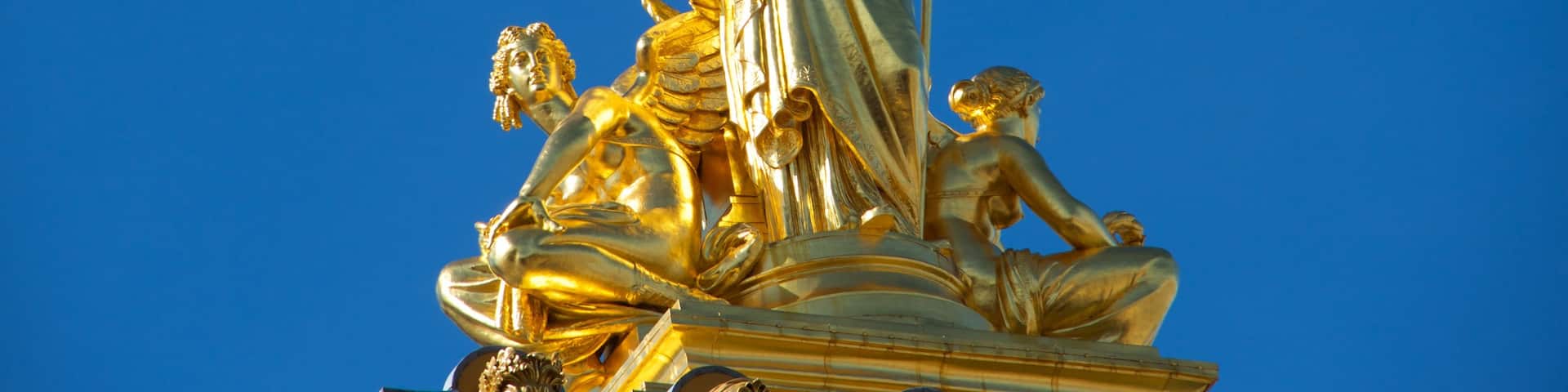 Paris showing heritage elements and a statue or sculpture
