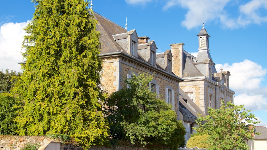 Combourg showing a city and heritage elements