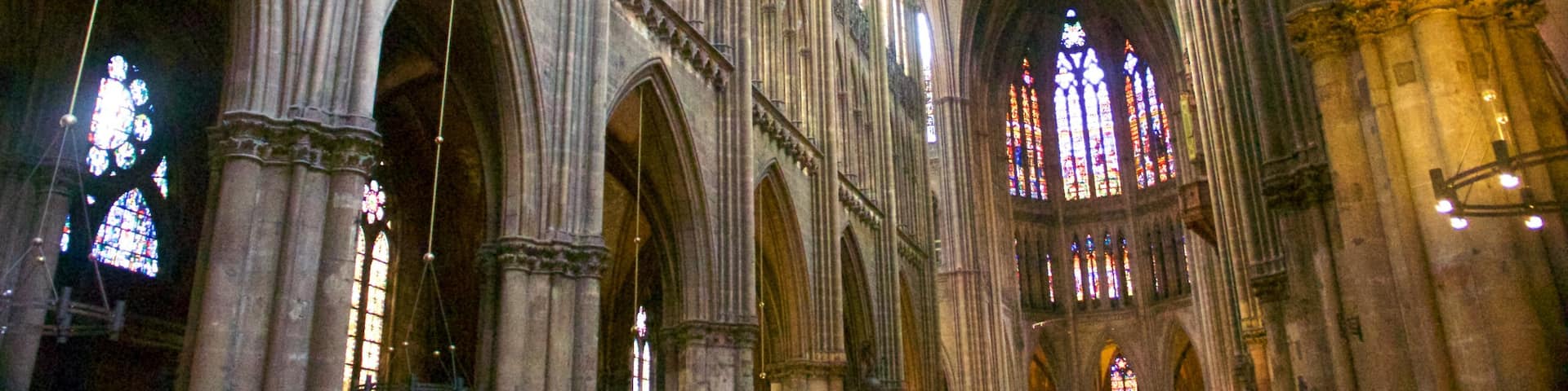 Metz Cathedral which includes a church or cathedral, interior views and heritage architecture