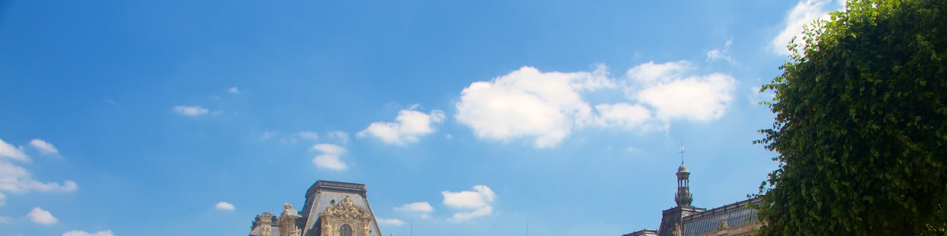 Tuileries Garden featuring a garden, heritage elements and heritage architecture