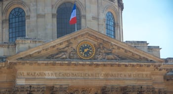 French Academy showing heritage architecture, heritage elements and signage