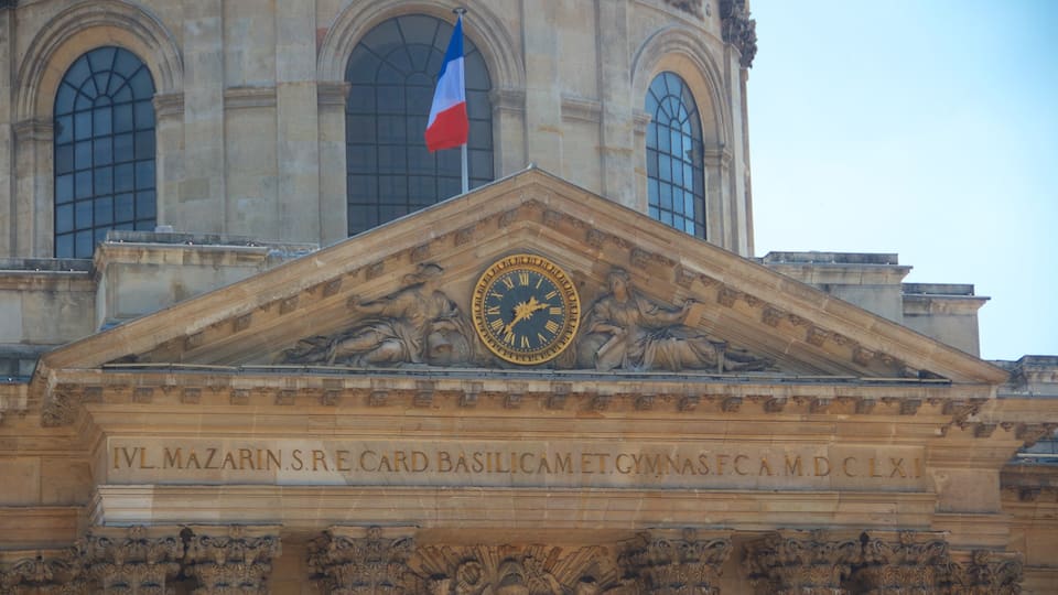 French Academy showing heritage architecture, heritage elements and signage