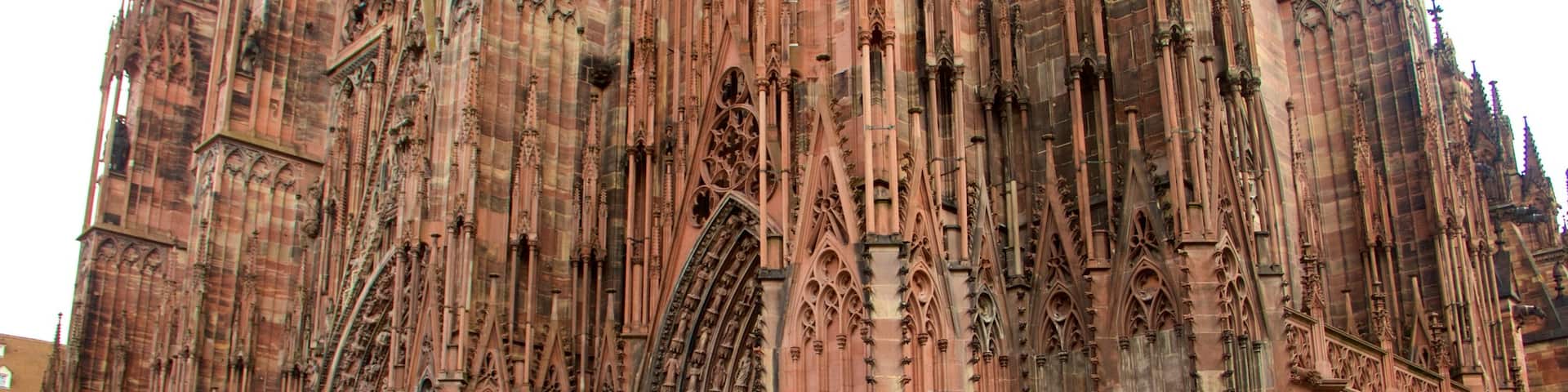 Strasbourg Cathedral showing a church or cathedral, heritage elements and heritage architecture