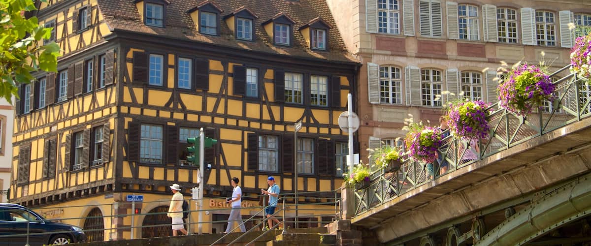 Petite-France das einen Stadt