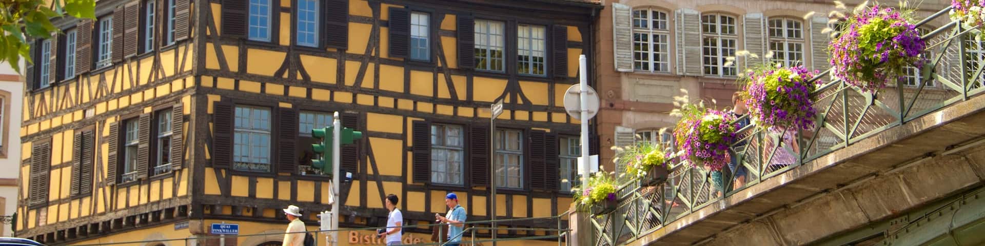 Petite-France das einen Stadt