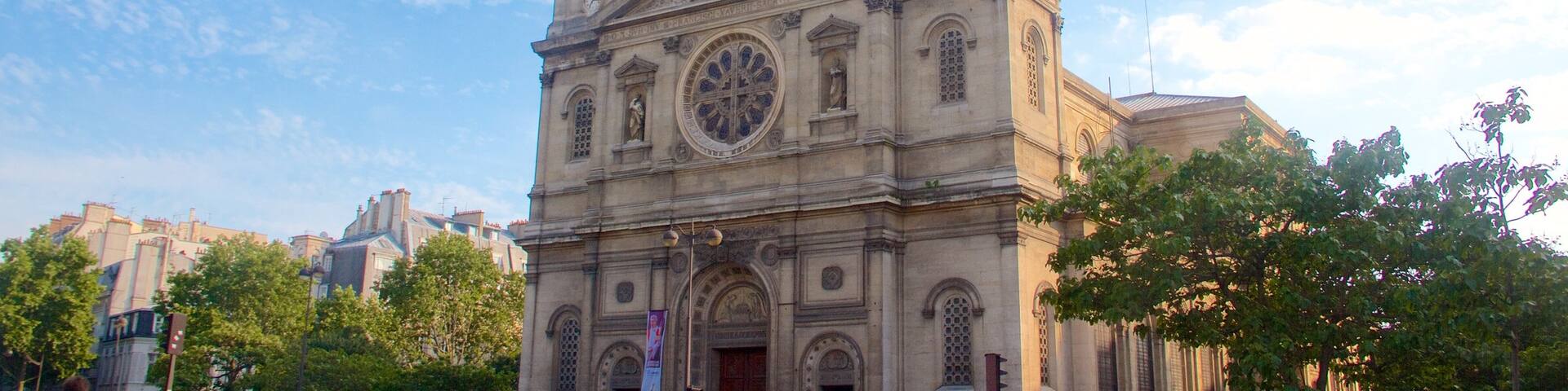 Paris showing a church or cathedral, heritage elements and heritage architecture