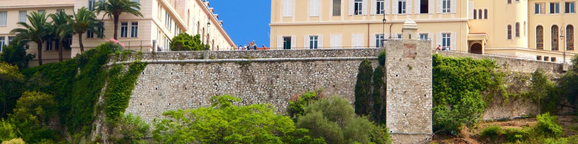 La Condamine-Chatelard showing a city and a park