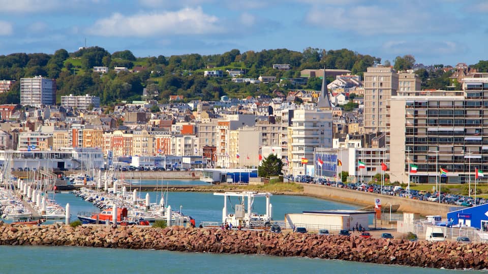 Le Havre inclusief een stad en een baai of haven