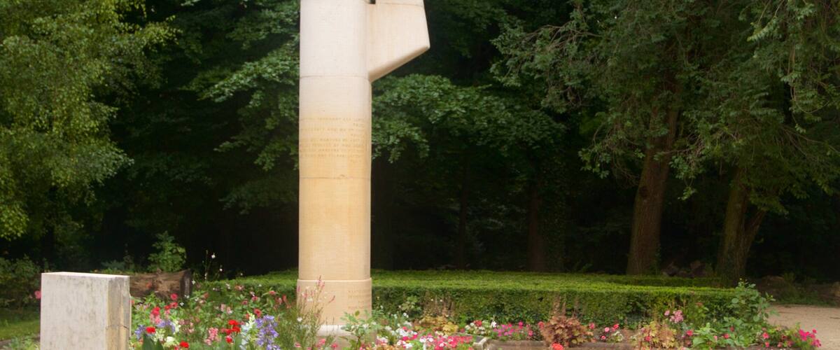 Grenoble inclusief bloemen en een park