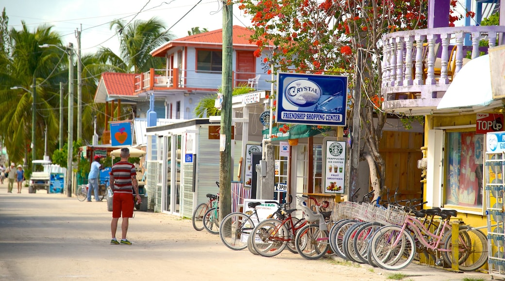 Cayo Corker que incluye una ciudad