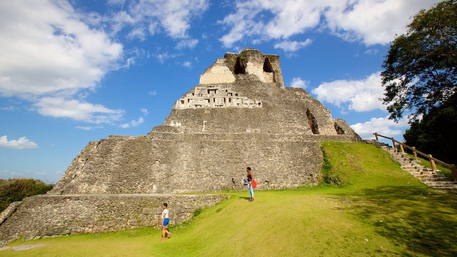 Xunantunich showing indigenous culture and heritage elements