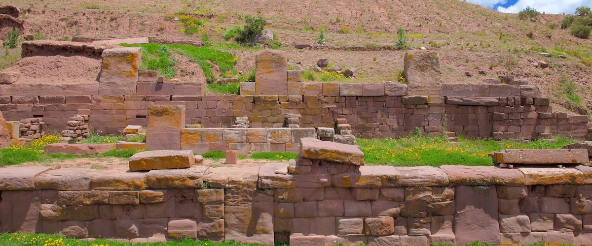 Tiwanaku montrant patrimoine historique
