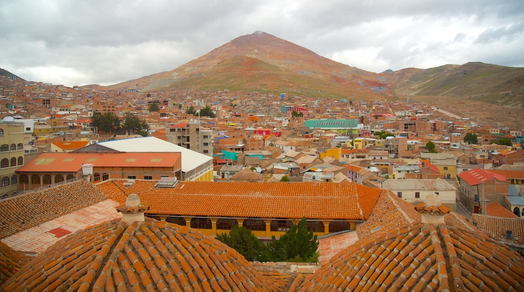 Cerro Rico featuring a city