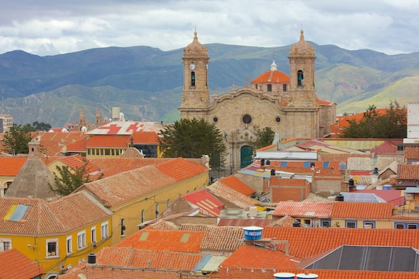 Cerro Rico which includes a city