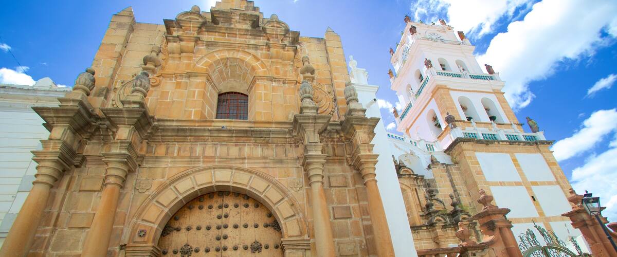 Sucre Cathedral which includes heritage architecture