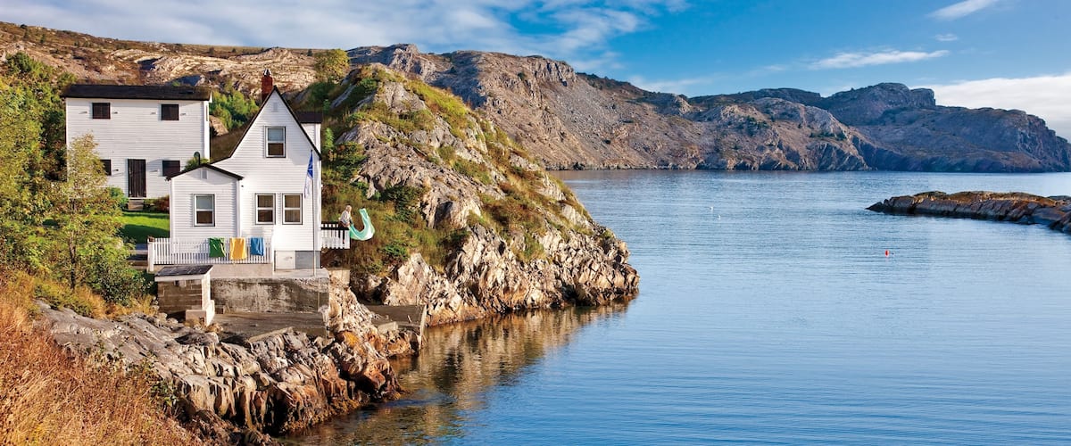 Newfoundland and Labrador featuring general coastal views and rugged coastline