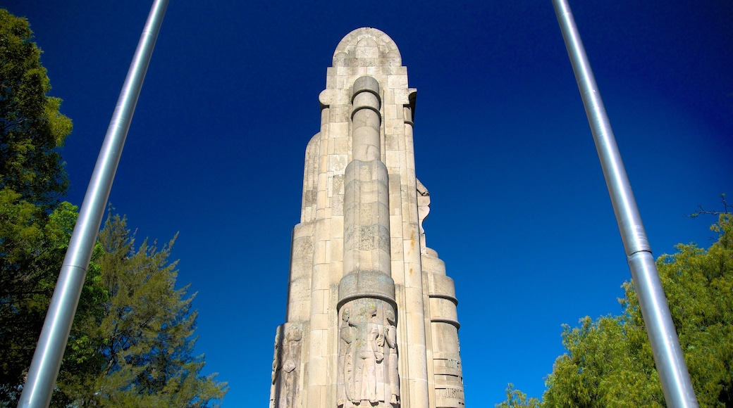 Quetzaltenango Central Park featuring heritage elements