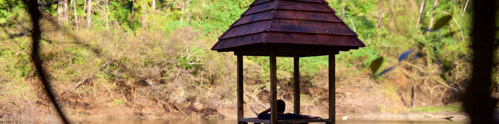 Las Victorias National Park which includes a lake or waterhole