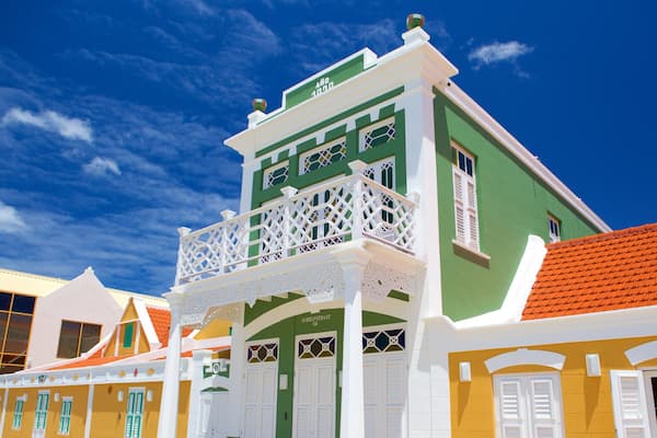 National Archaeological Museum Aruba montrant quartier d\'affaires