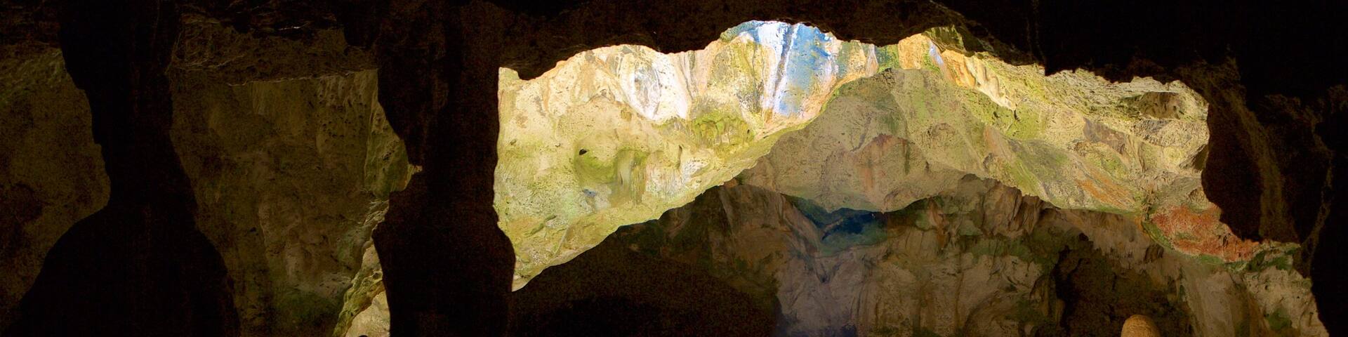 Arikok National Park featuring caves