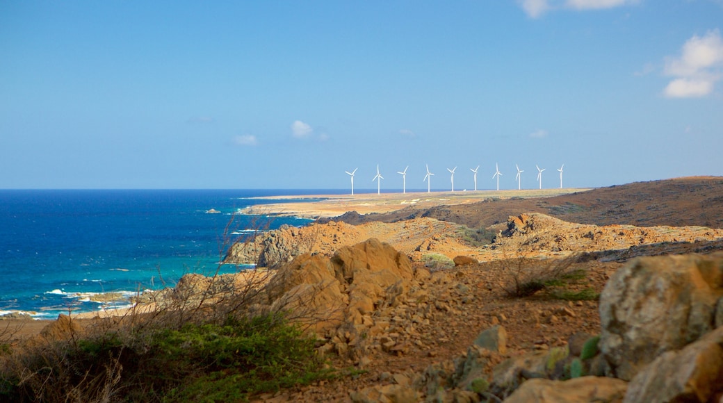 Parque Nacional de Arikok ofreciendo costa rocosa