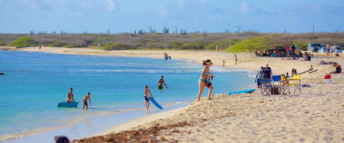 Arashi Beach showing a beach