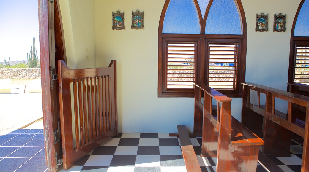 Alto Vista Chapel showing a church or cathedral and interior views