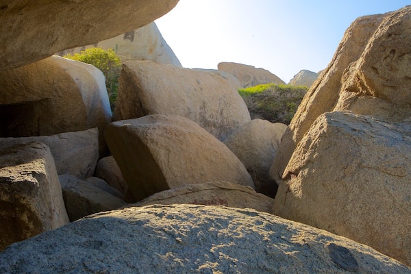 Ayo Rock Formations showing a gorge or canyon