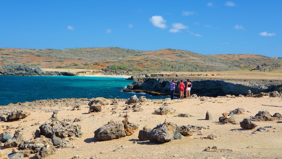 Natural Bridge - Boca Andicuri featuring general coastal views