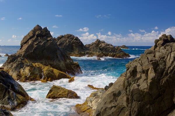 Conchi Natural Pool which includes general coastal views