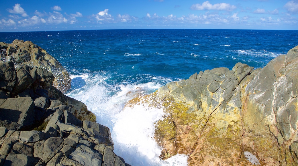 Conchi Natural Pool toont algemene kustgezichten