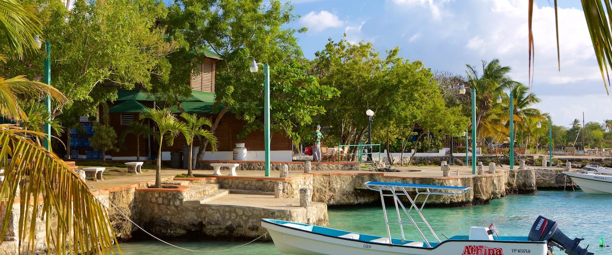 Bayahibe Beach which includes general coastal views