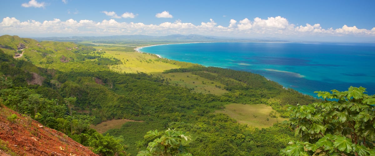 Las Terrenas ofreciendo vistas de paisajes y vistas generales de la costa