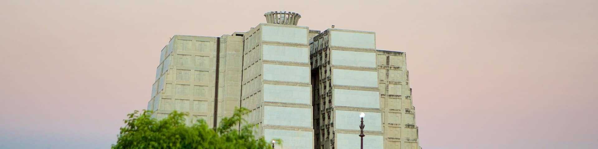 Columbus Lighthouse which includes a lighthouse and a monument