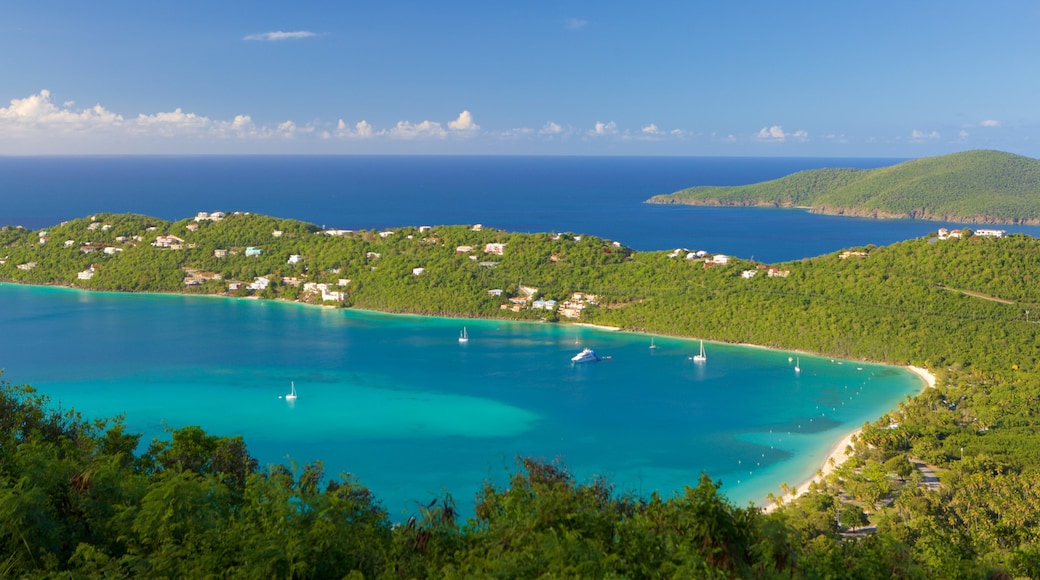 Magens Bay showing a bay or harbour