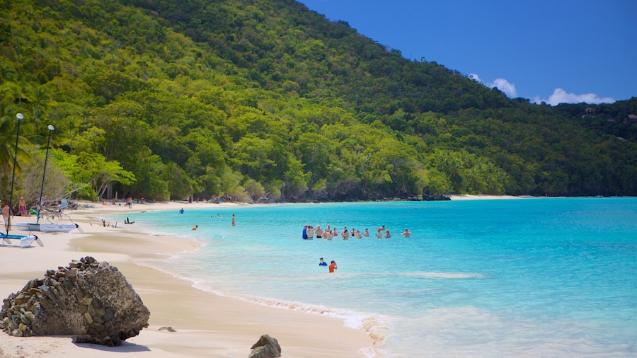 Cinnamon Bay toont een strand