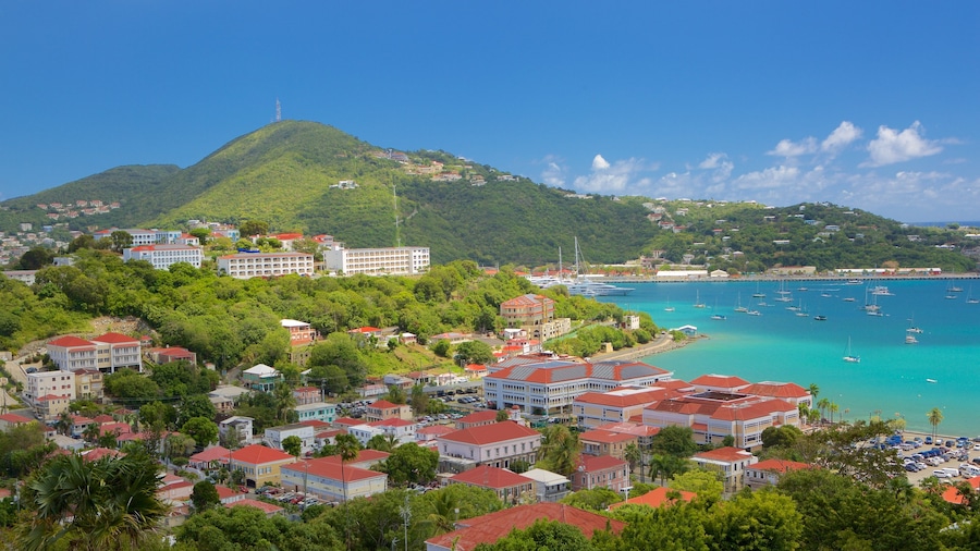 St. Thomas che include località costiera e vista del paesaggio