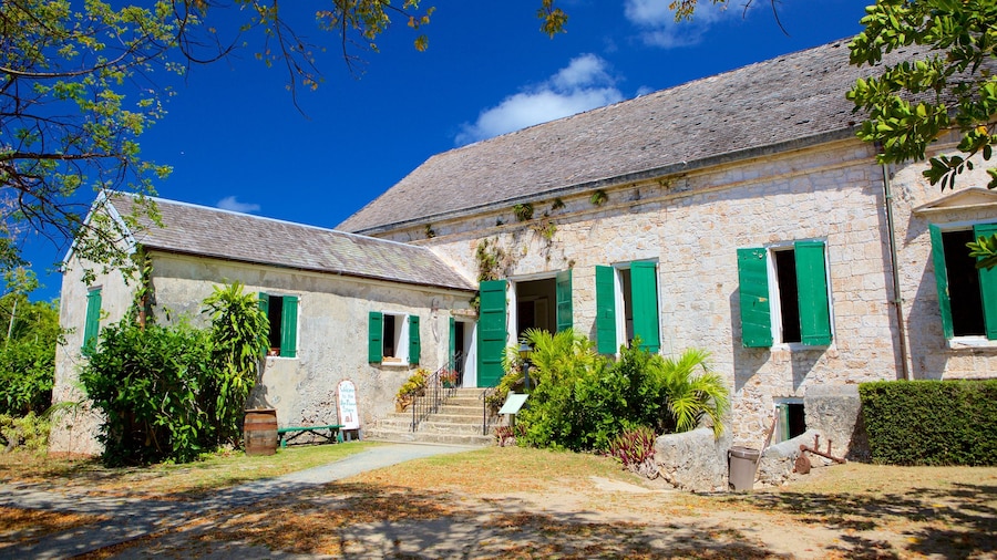 Whim Plantation Museum showing heritage elements