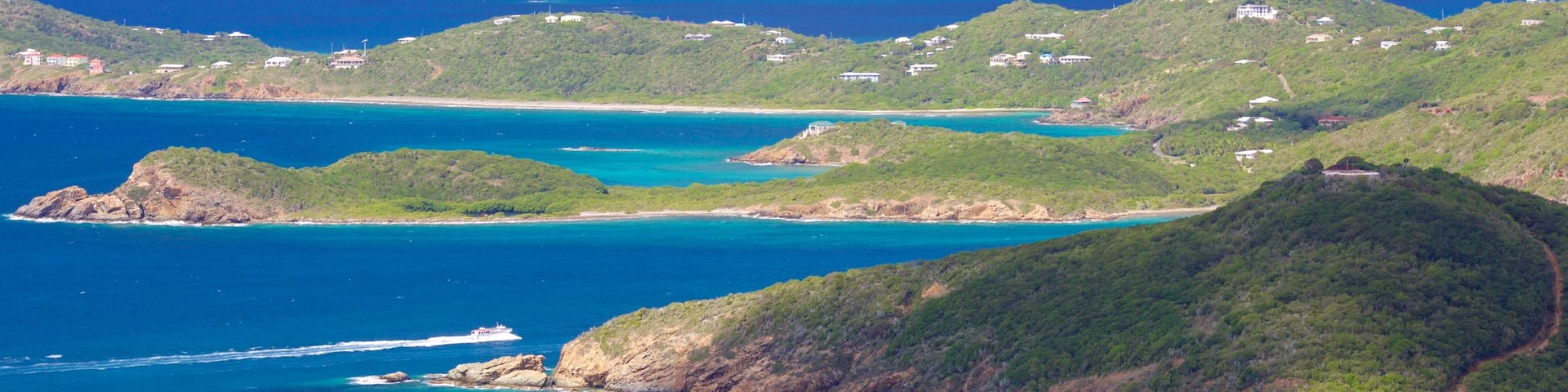Saint Thomas Skyride das einen Inselansicht