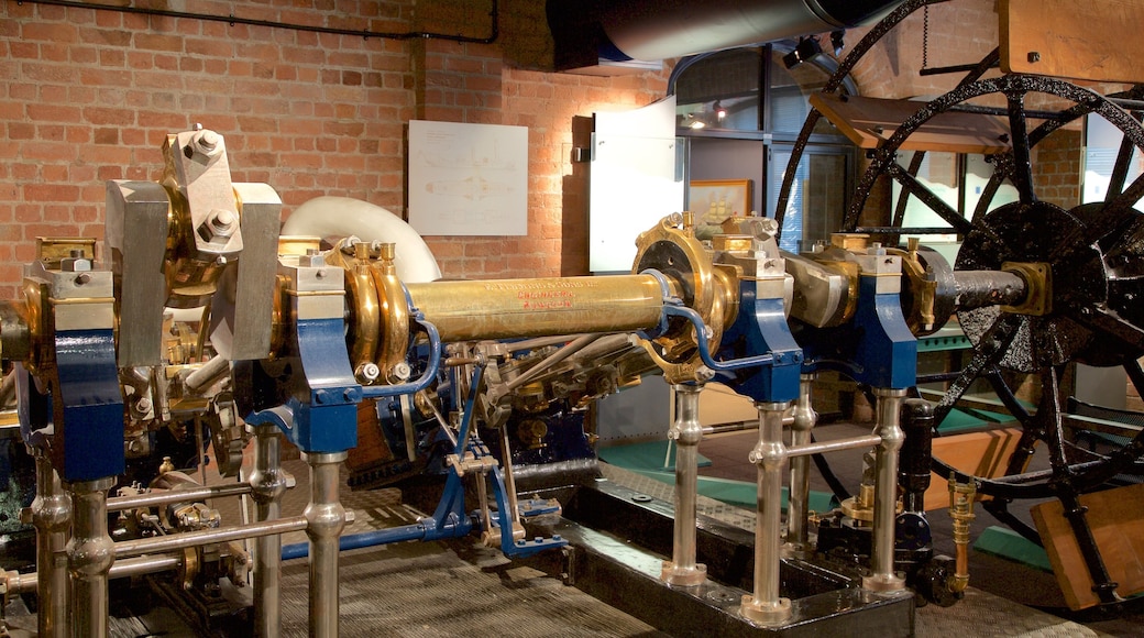 Merseyside Maritime Museum mit einem Innenansichten