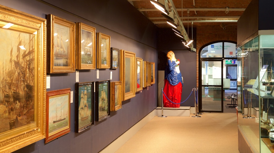 Merseyside Maritime Museum das einen Innenansichten