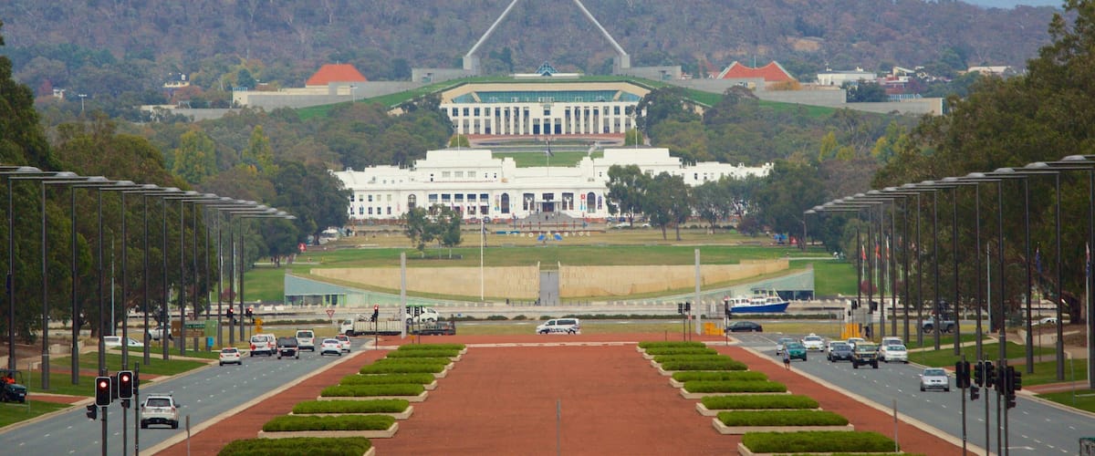 Parliament House showing an administrative building