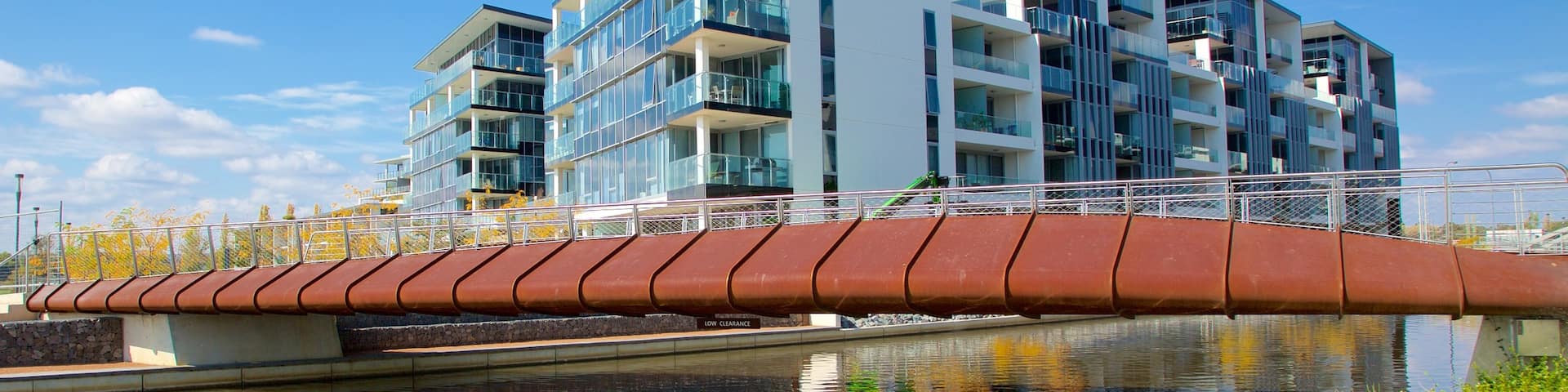 Kingston which includes modern architecture and a bridge