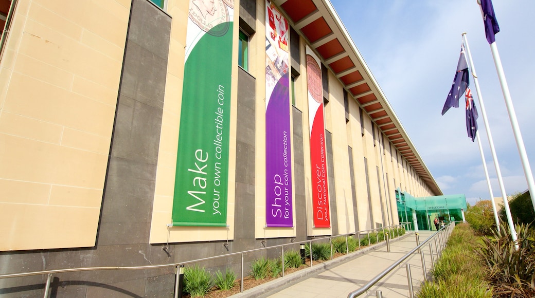 Royal Australian Mint featuring signage