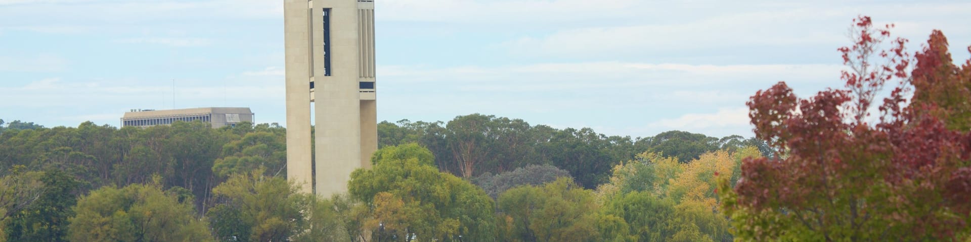 National Carillon which includes a lake or waterhole