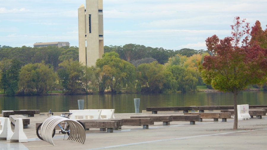 National Carillon which includes a lake or waterhole