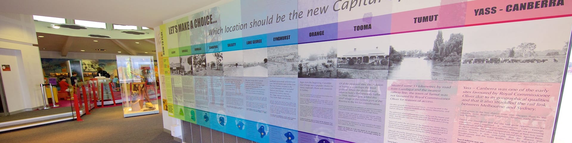 Canberra featuring interior views