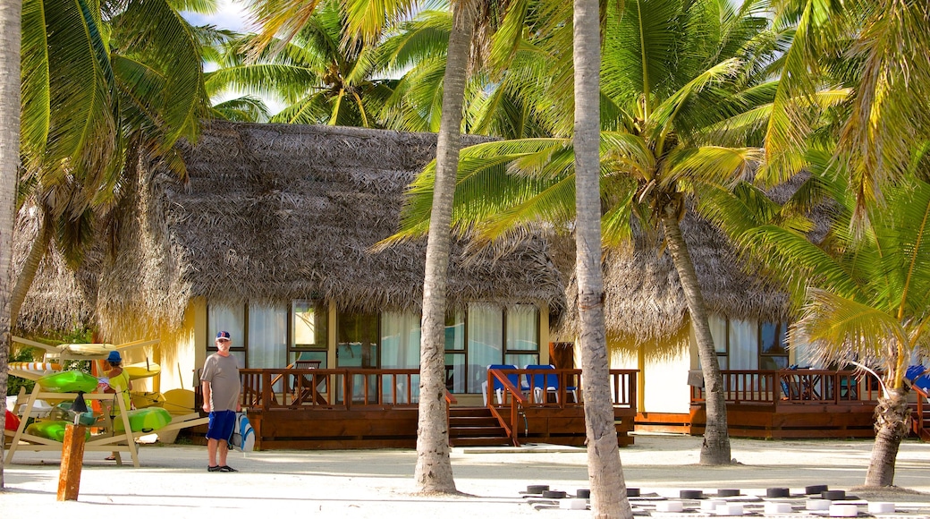 Aitutaki which includes tropical scenes as well as an individual male