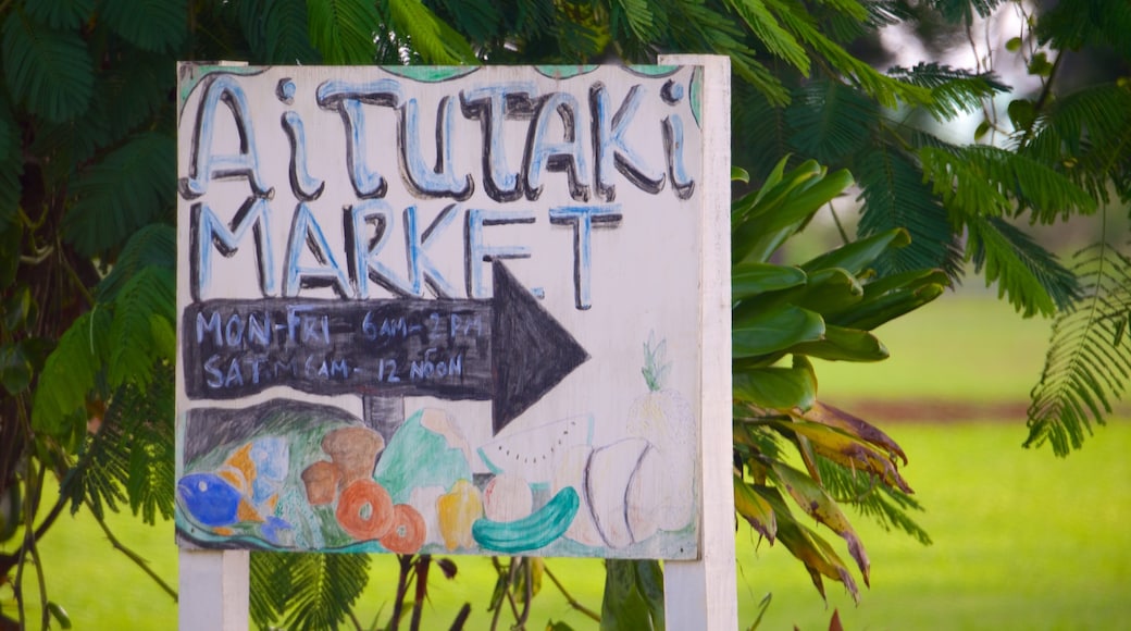 Arutanga showing signage